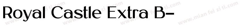 Royal Castle Extra B字体转换